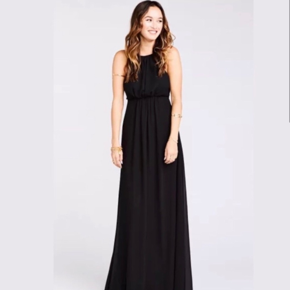 Show Me Your MuMu Black Maxi Dress